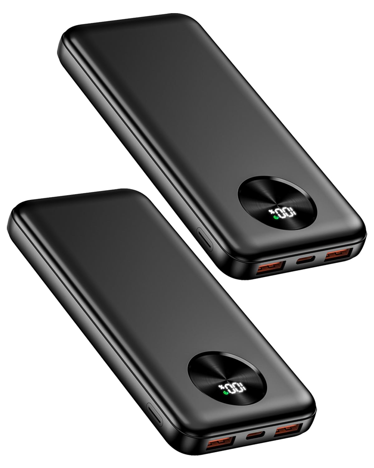 Dual 22.5W Fast-Charge Power Banks 10000mAh USB-C PD3.0 QC3.0