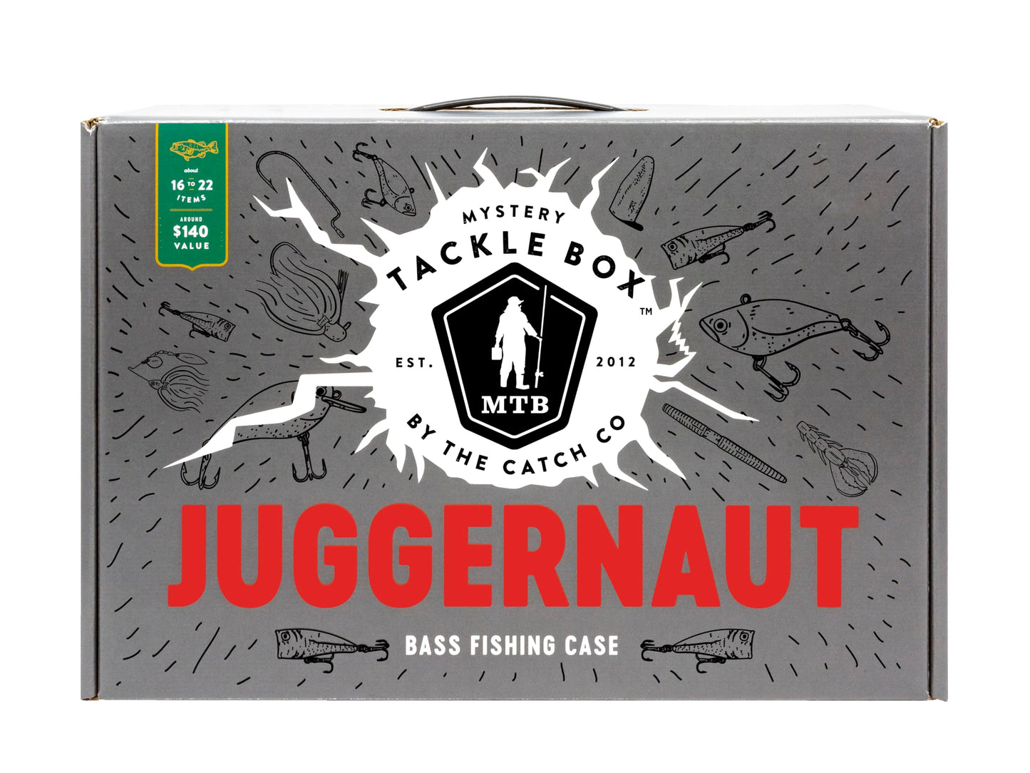 Catch Co JUGGERNAUT Bass Tackle Box Kit | Freshwater Angling Essentials